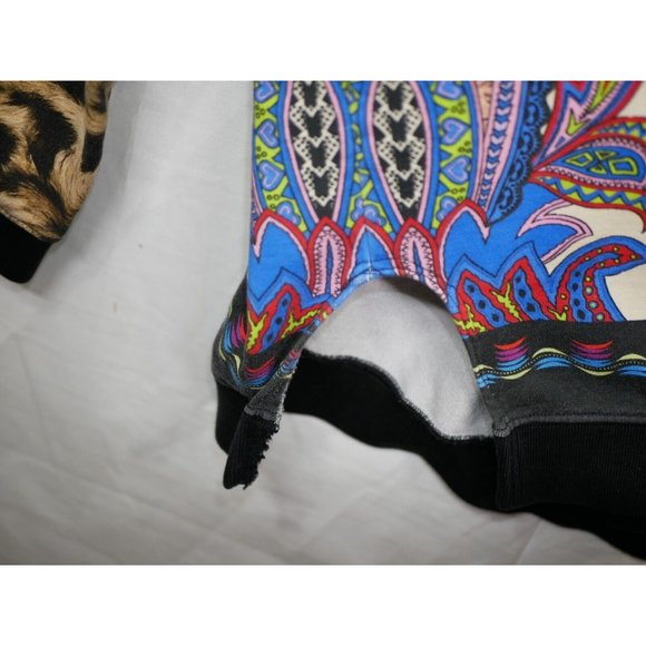 Etro 46 Animal and Paisley Sweatshirt Italy Large - Picture 7 of 16